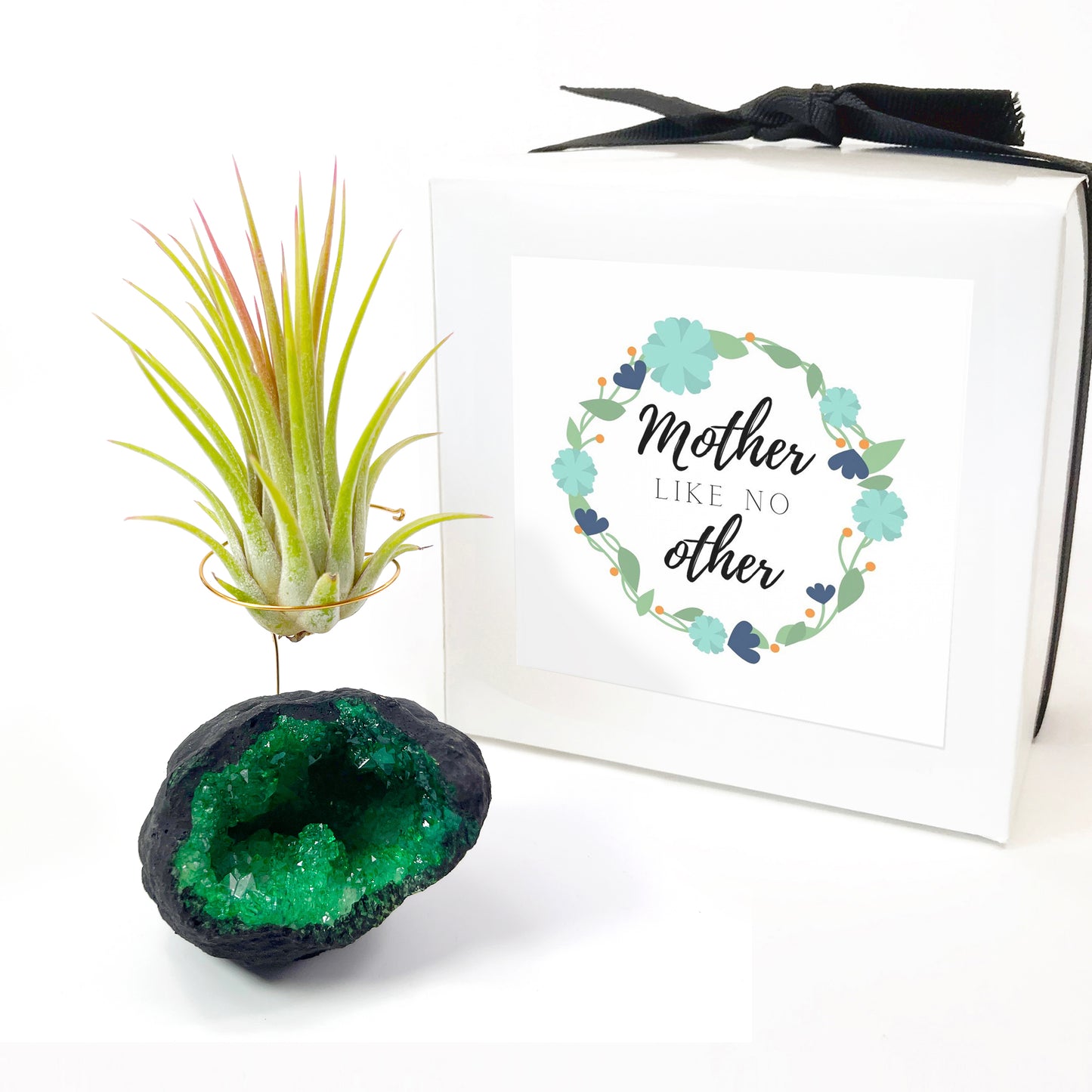 Green Geode Air Plant Holder