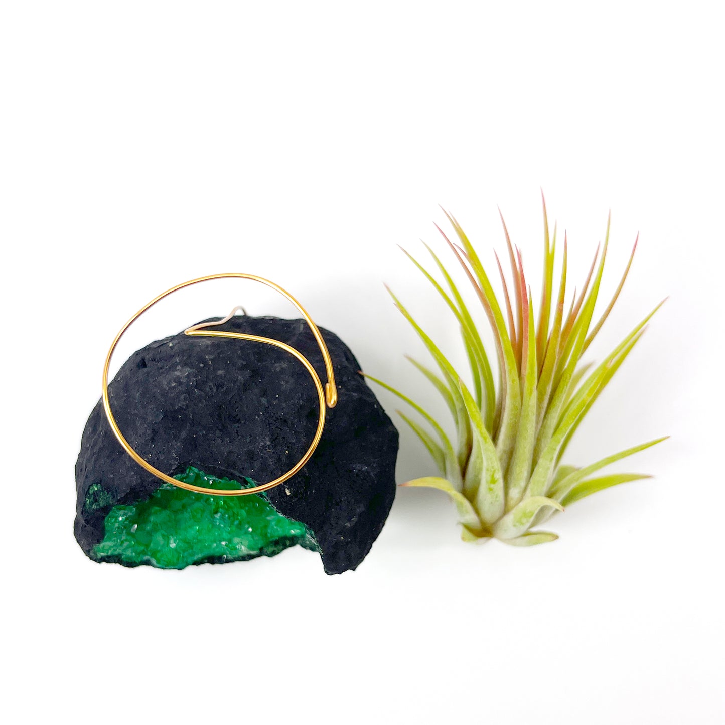 Green Geode Air Plant Holder