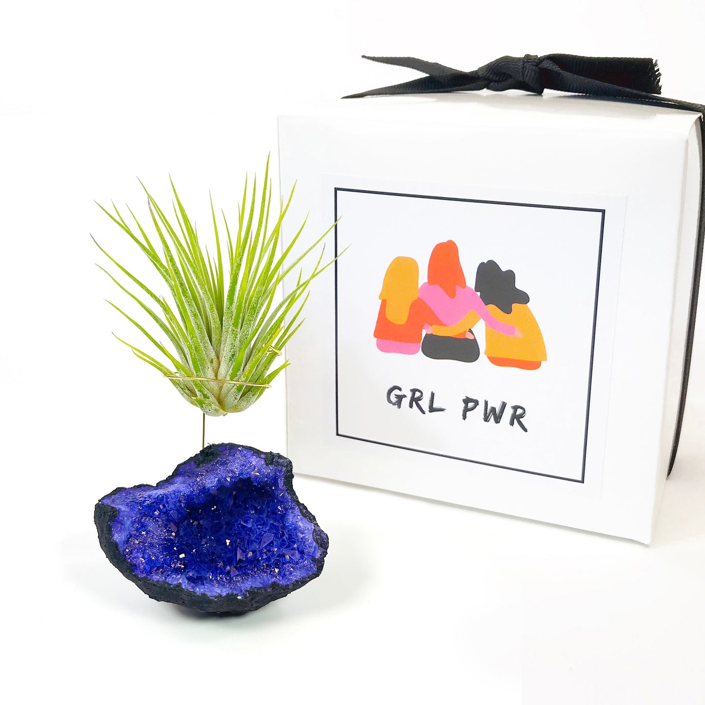 Purple Geode Air Plant Holder