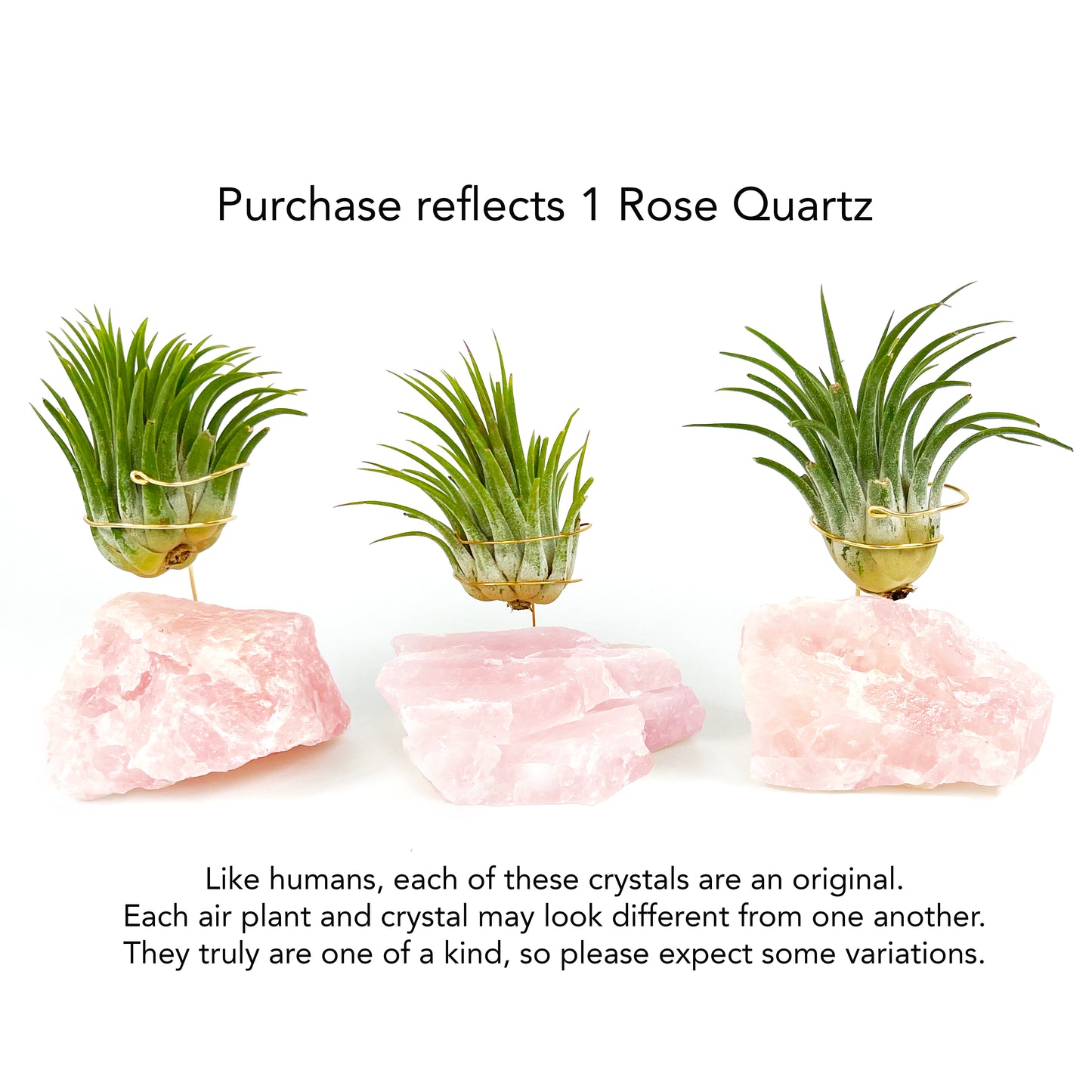 Rose Quartz Air Planter