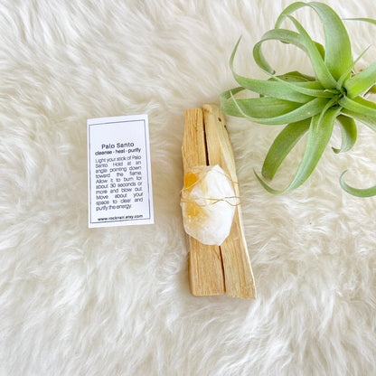 Palo Santo & Raw Citrine Bundle